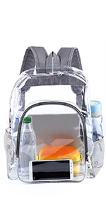 clear backpack for men