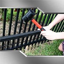 animal barrier fence panels outdoor 4ft no dig fencing no dig metal fence barrier for dogs