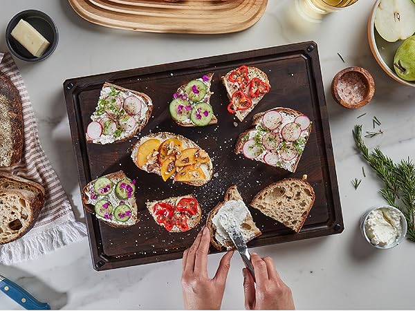 Clean eating starts with your board. Free of formaldehyde, VOCs, BPA, PFOA and Phthalates.