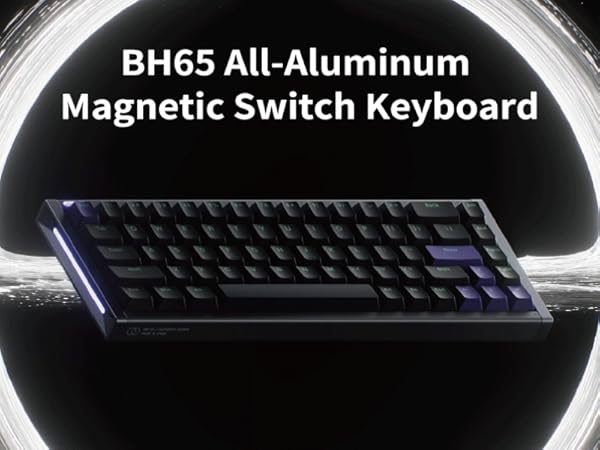 NuPhyX BH65 HEスイッチ ゲーミングキーボード 自作キーボード NuPhyX BH65 All-Aluminumボディ HEスイッチゲーミング