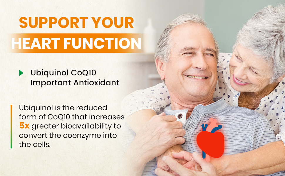 Besibest 1000mg Liposomal CoQ10 Ubiquinol, 120 Vegan