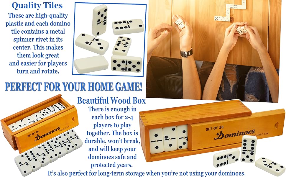 Dominoes Set for Adults Domino Set for Classic Board