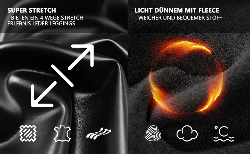 Women's leather trousers