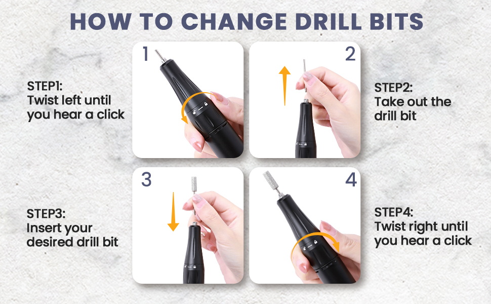 How to change drill bits