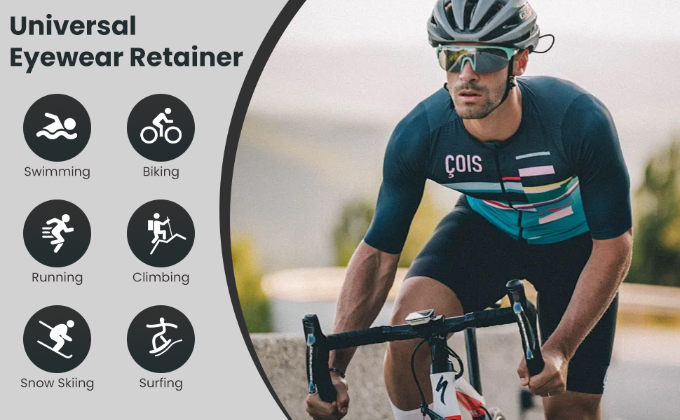 Sports glasses strap