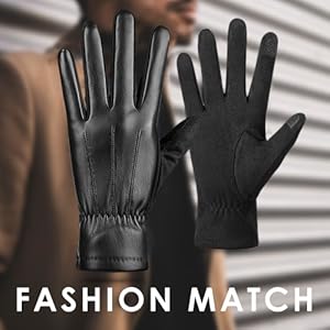 leather gloves