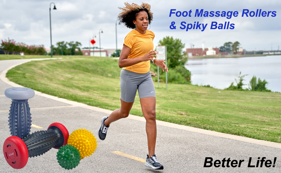 Foot Roller For Plantar Fasciitis and Neuropathy, Reflexology Massager