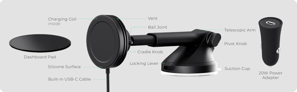 magnetic phone grip magsafe car charger phone magnet for car magnetic car mount air vent holder