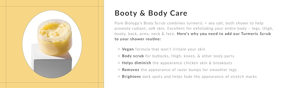 Turmeric, Cellulite Remover, Body Exfoliator, Body Scrub, Sea Salt Scrub, Scar Remover