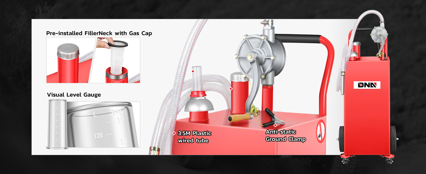 32 Gallon Gas Caddy Fuel Tank