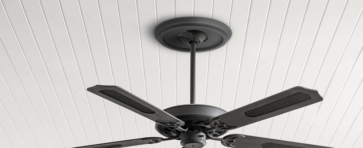 Canomo 10 Inches Split Ceiling Medallion Ceiling Fan Medallion Chandelier Medallion for Light