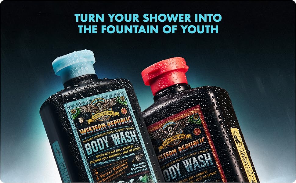 Western Republic Body Wash With Anti-Aging Ingredients