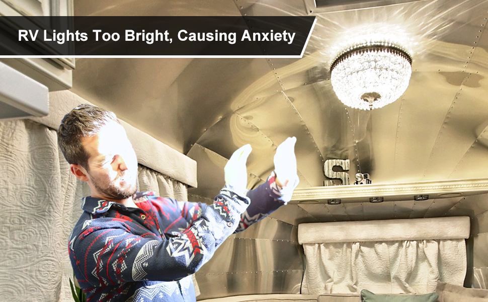 RV Led Dimmer Switch 12 Volt DC for Incandescent Halogen