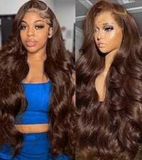 brown human hair wig