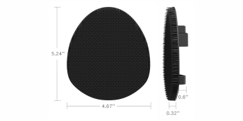 silicone shower brush