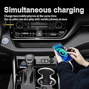 Wireless charger for Toyota Highlander