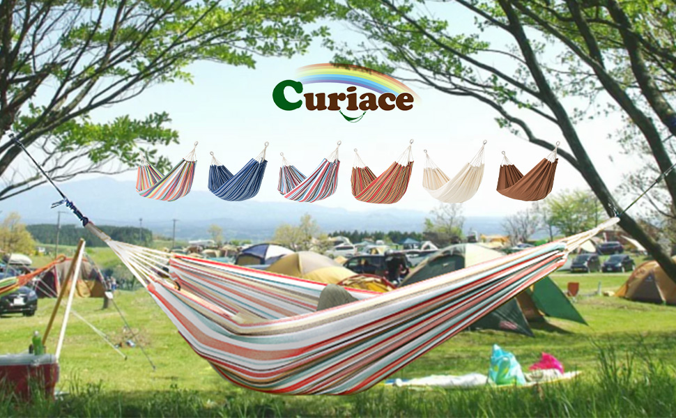 Amazon.co.jp: Curiace 自立式 ハンモック ダブルサイズ
