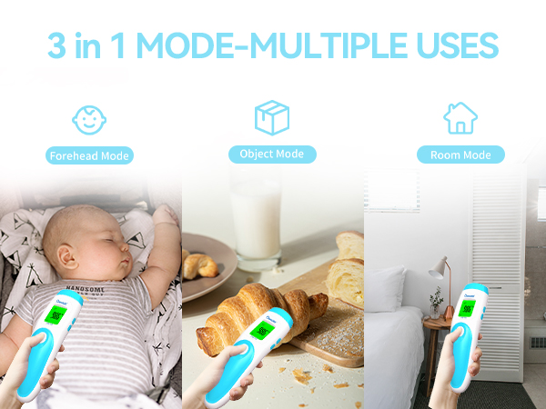 Digital 3 in 1 Contactless Thermometer