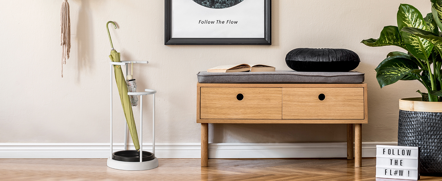 ETELI Umbrella Stand Rack for Entryway Free Standing Metal