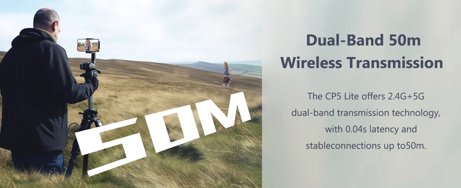 Dual-Band 50m Wireless Transmission