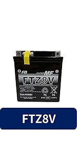 Amazon | FB(古河電池) バイク用バッテリー シールド型 FTZ8V 12V 液入