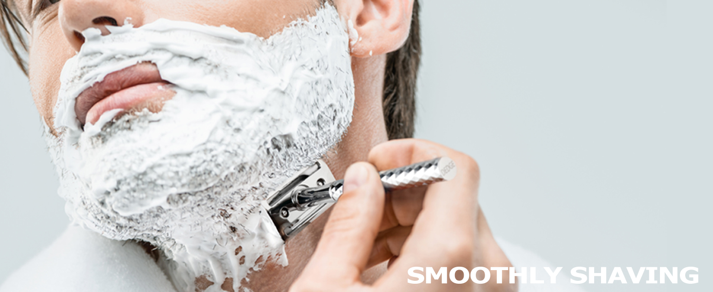 DEDGE safety razor smoothly shaving