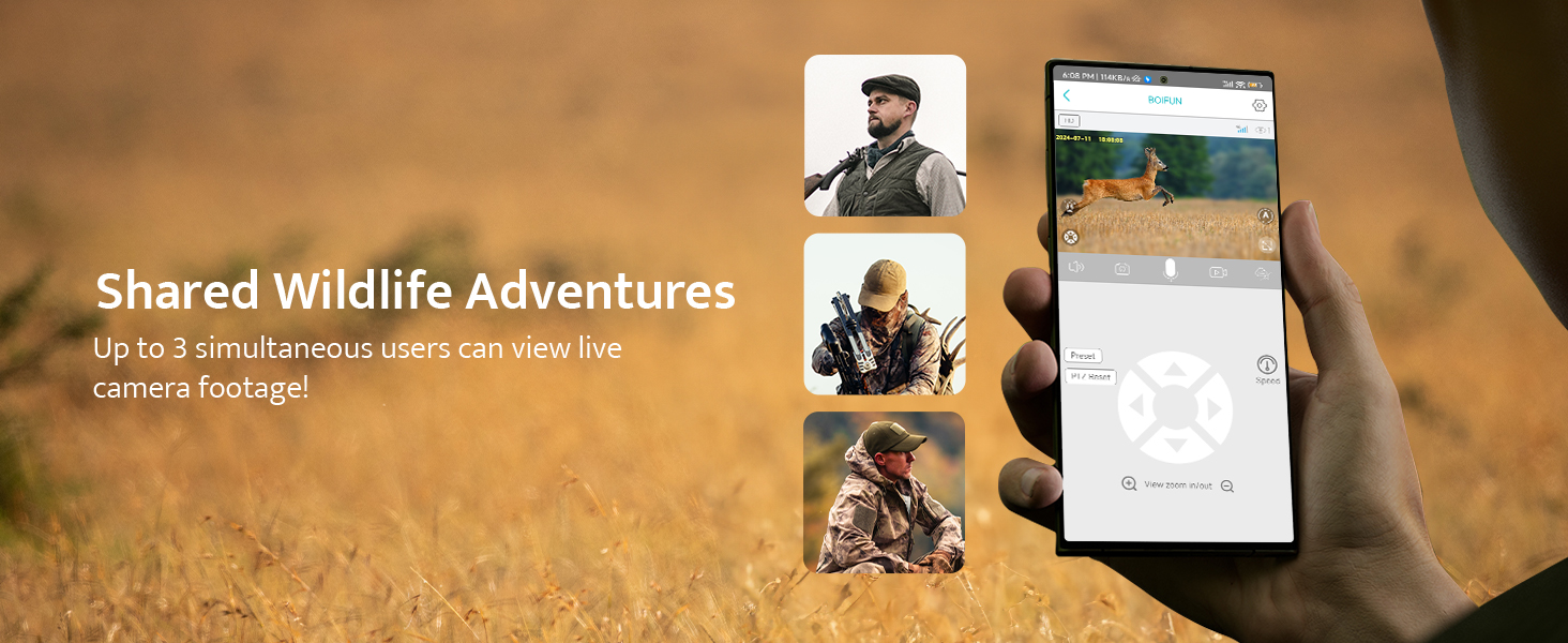 3rd Generation Cellular Trail Camera, BOIFUN 4G LTE Live