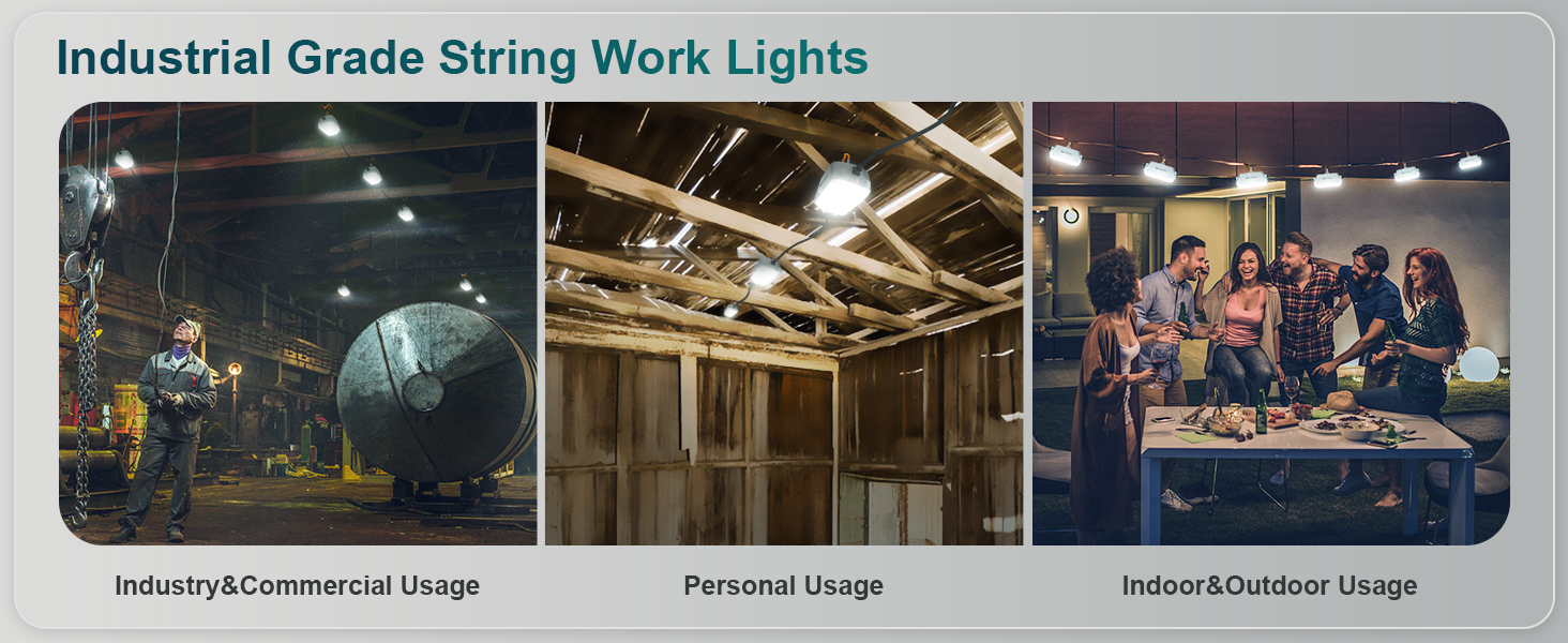 LED Work String Lights