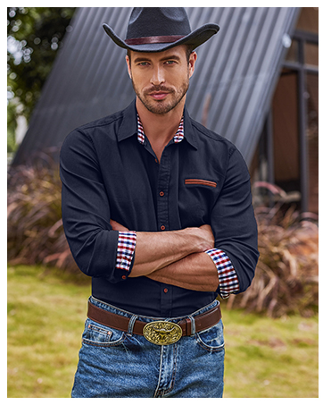 Mens Casual Dress Shirt