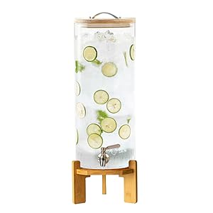 Dispensador de bebidas de 3.5 galones con soporte