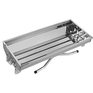 Barbecue à Charbon Pliant Portable, BBQ De Table Avec Double Ailes, Pour Camping Et Pique Nique, Barbecue De Jardin, Avec Poêle à Frire Antiadhésive, 1223075cm 19 Foldable Feet