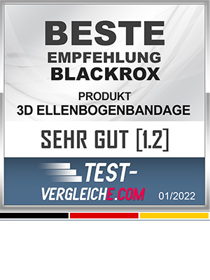 BLACKROX Ellenbogenbandage LUMIOROX tennisarm Damen & Herren Bodybuilding Sport Fitness