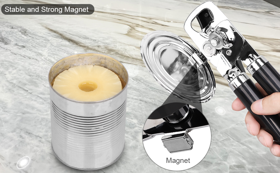 MAIYIONE Can Opener Manual, Safe Cut Can Opener handheld