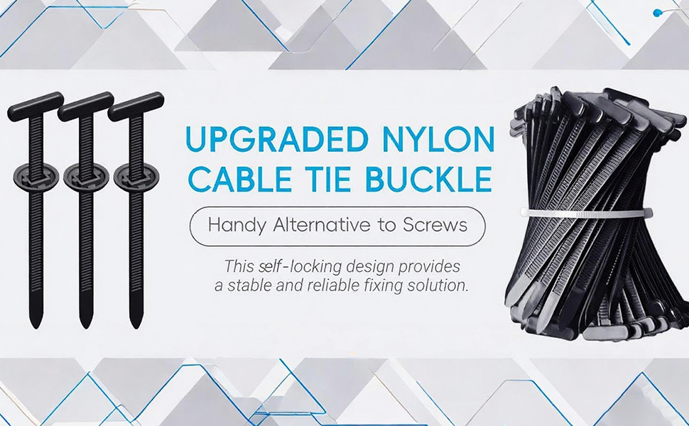 UPGRADED NYLONCABLE TIE BUCKLE