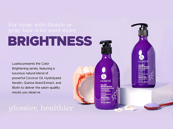 purple shampoo and conditioner set