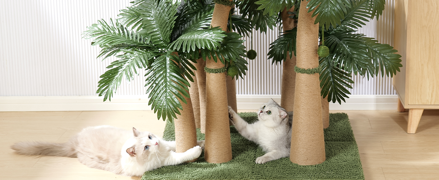 cat scratching post tree scratcher posts scratchers cats large kitten scratch adult tall cute palm