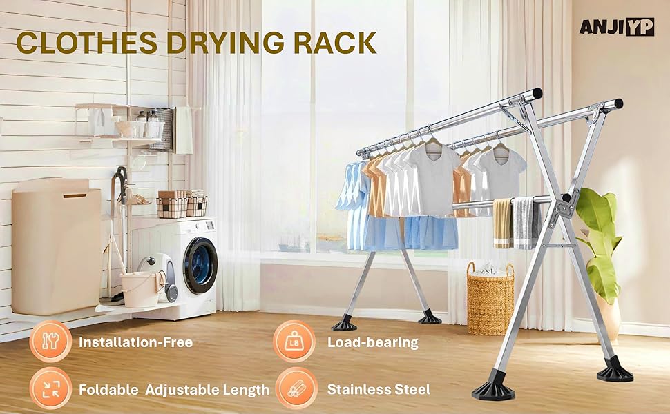 Clothes Drying Rack Clothing; Clothes Drying Rack Outdoor; Clothesline; Laundry Drying Rack