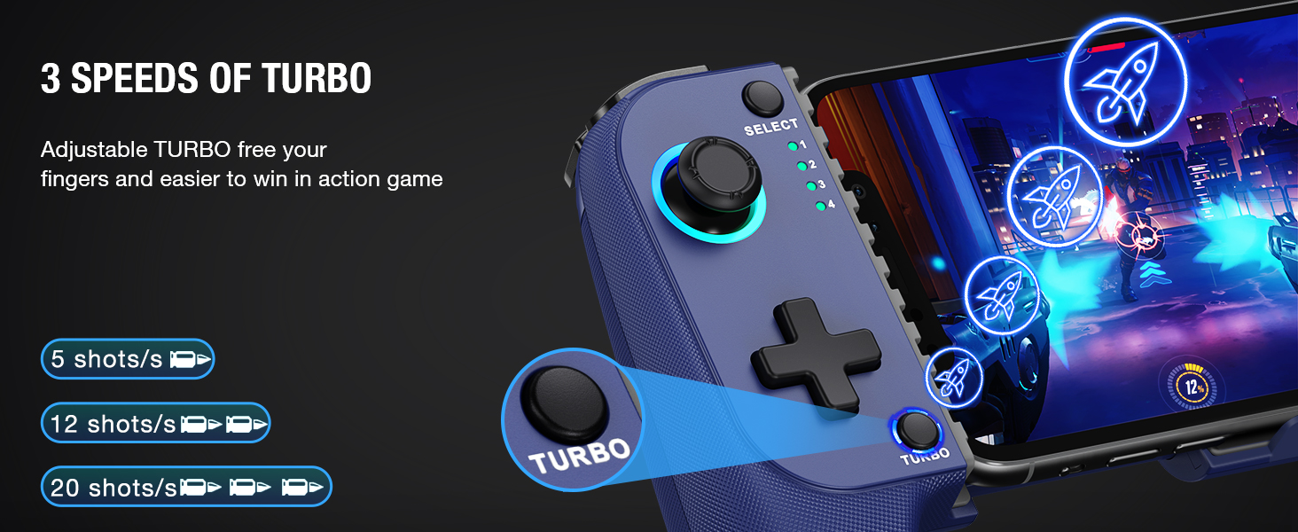 Mocagen Wireless Mobile Gaming Controller