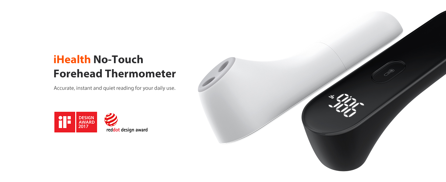 iHealth NoTouch Forehead Thermometer, Digital Infrared