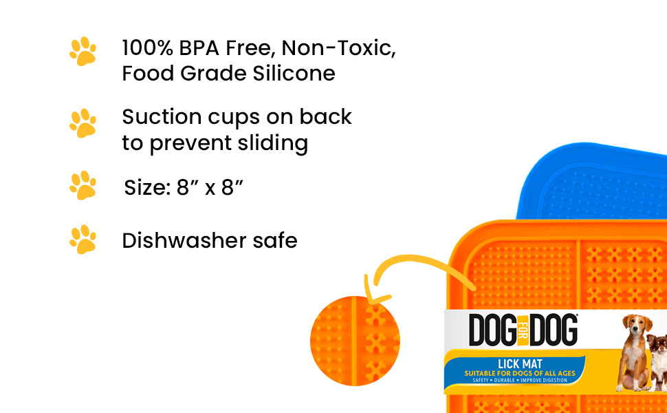 Licky Mats for Dogs Dog Lick Mats for Large Dogs & Small