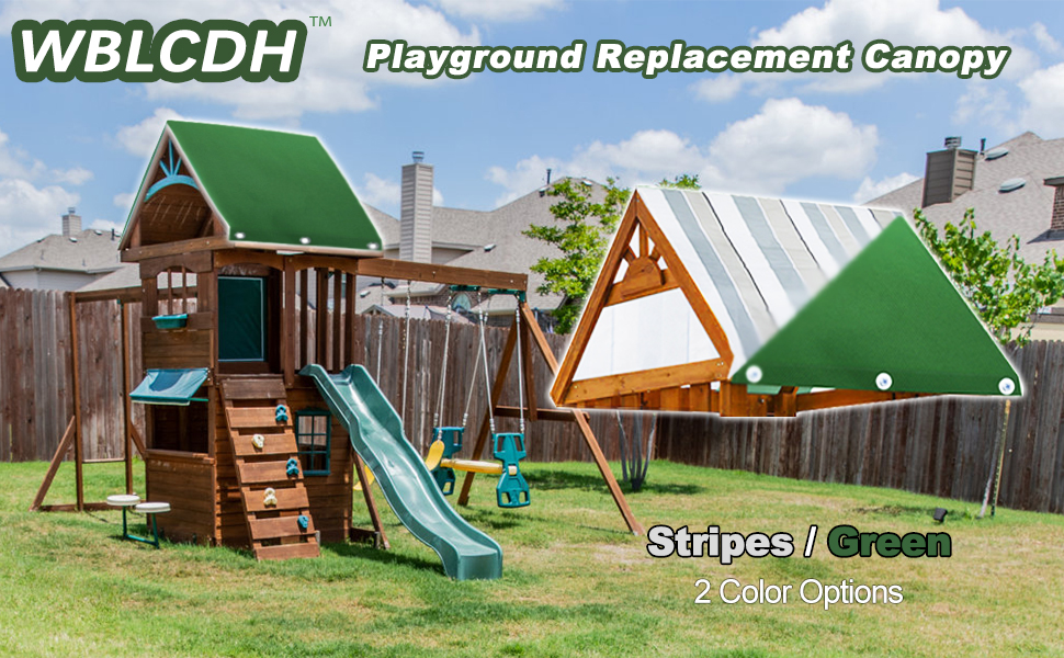 Playset Canopy Replacement 43" × 90", Playset Tarp