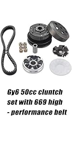 M&M6個セット Amazon.com: necaces Gy6 50cc clutch set，include clutch