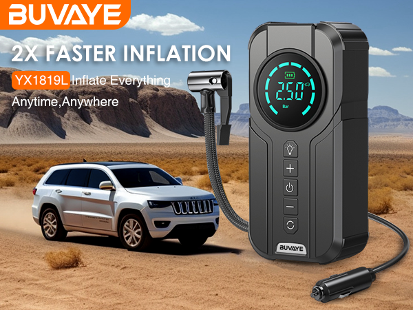 NUSICAN WIRELESS CAR AIR コンプレッサー　WIN-720 Bolton Tools Touch Screen Cordless Portable Air Compressor