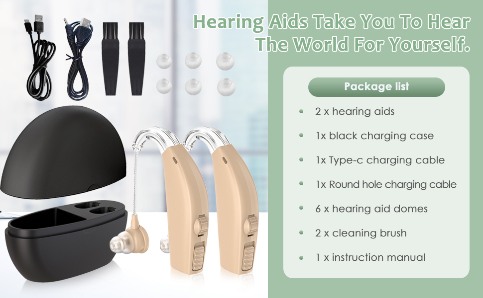 XIOGEZ Hearing Aids, Hearing Amplifiers for Seniors