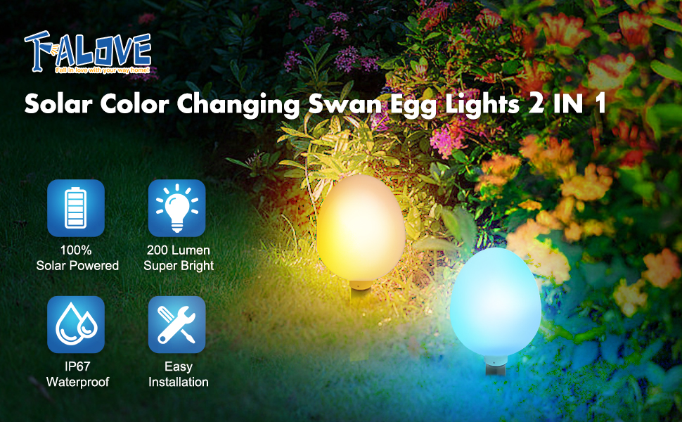 solar color changing lights