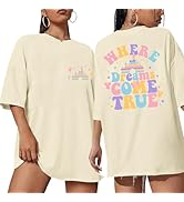 Magical Shirts for Women Oversized Where Dreams Come True Shirt Family Vacation Tshirt Holiday Gr...