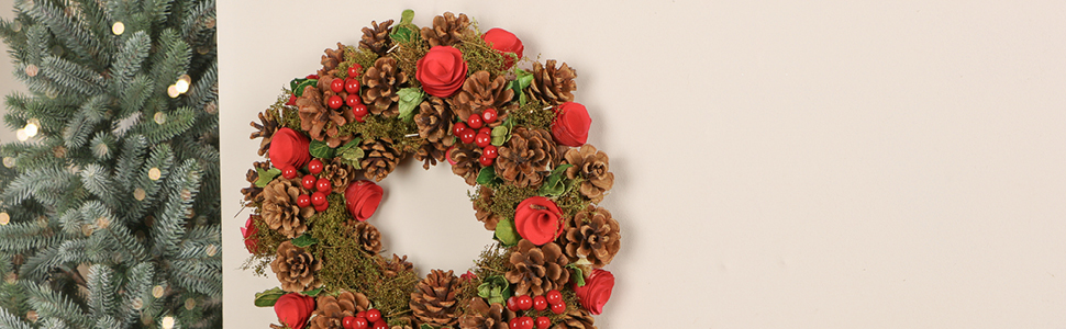 Christmas wreath winter door indoor outdoor garden decoration