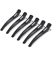 AIMIKE 6pcs Professional Hair Clips for Styling Sectioning, Non Slip No-Trace Duck Billed Hair Cl...