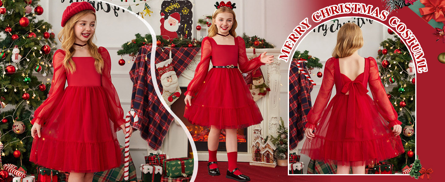 long sleeve dress for girls