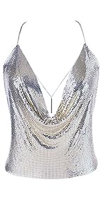 トップス S customize chain tank Reworked Black Tank Top With Chains and Safety Pins - Etsy